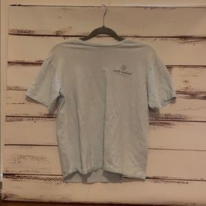 light blue tee